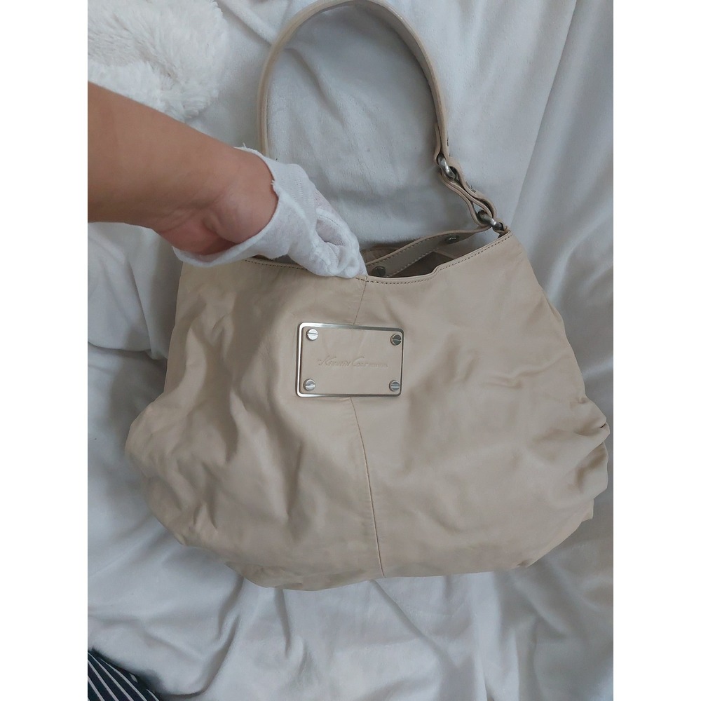 Cream/Beige Kenneth‎ Cole New York Hobo bag and dust cover